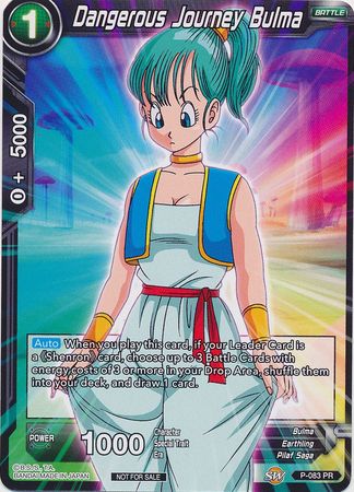 Bulma: Viaje peligroso (P-083) [Tarjetas de promoción] 