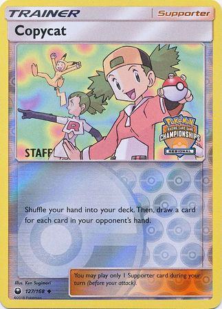 Copycat (127/168) (personal de promoción del campeonato regional) [Sun &amp; Moon: Celestial Storm] 