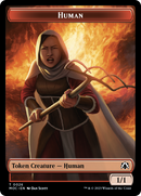 Tentacle // Human (26) Double-Sided Token [March of the Machine Commander Tokens]-2