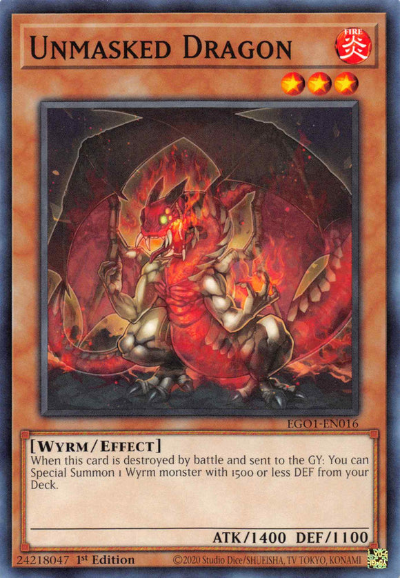 Dragón Desenmascarado [EGO1-EN016] Común 