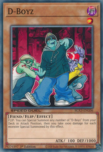 D-Boyz [SGX3-ENG06] Común 