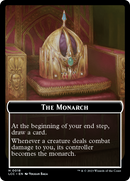 The Monarch // Dinosaur Double-Sided Token [The Lost Caverns of Ixalan Commander Tokens]-1