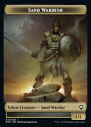 Ficha de doble cara de Soldado // Guerrero de arena [Dominaria United Tokens] -2