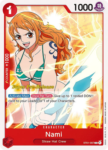 Nami [Super Mazo de inicio de prelanzamiento: Tripulación del Sombrero de Paja] 
