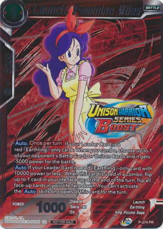 Lanzamiento, Feminine Wiles (Paquete de evento 08 - Foil alternativo) (P-274) [Tarjetas de promoción de torneo] 