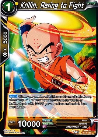 Krillin, ansioso por luchar (BT5-085) [Resurrección milagrosa] 