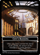 City's Blessing // Human Soldier Double-Sided Token [Murders at Karlov Manor Commander Tokens]-1