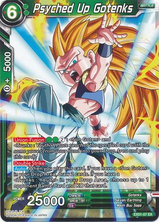 Gotenks emocionado (EX01-07) [Mighty Heroes] 