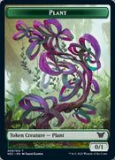 Planta // Ficha de tesoro de doble cara [Kamigawa: Neon Dynasty Commander Tokens] -1