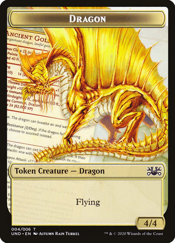 Beeble // Dragon Double-Sided Token [Unsanctioned Tokens] - 0