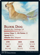 Blink Dog Art Card [Dungeons & Dragons: Adventures in the Forgotten Realms Art Series]-2