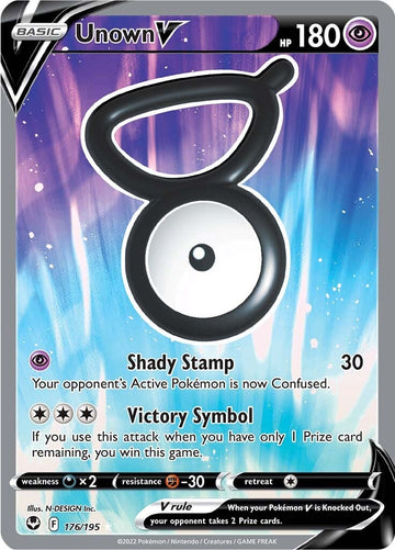 Unown V (176/195) [Sword & Shield: Silver Tempest] - 0
