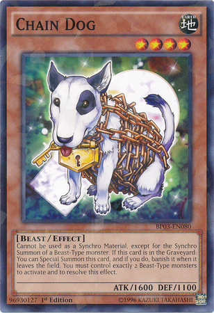 Perro de cadena [BP03-EN080] Shatterfoil Raro 