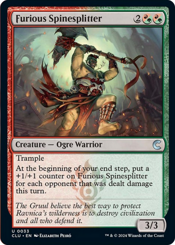 Partirespinas furioso [Ravnica: Edición de pistas] 