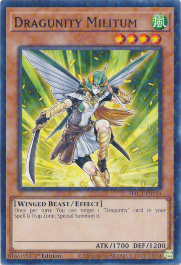 Dragunity Militum (Terminal de duelo) [HAC1-EN154] Común 