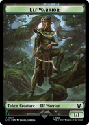 Elf Warrior // Bird Double Sided Token [The Lord of the Rings: Tales of Middle-Earth Commander Tokens]-1