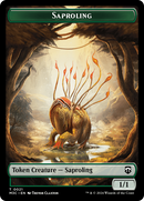 Tarmogoyf (Ripple Foil) // Saproling Double-Sided Token [Modern Horizons 3 Commander Tokens]-2