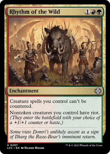 Ritmo de lo salvaje [Las cavernas perdidas de Ixalan Comandante] 