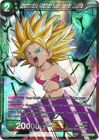 Caulifla (BT3-078) Super Saiyan Ambición Imparable [Mundos Cruzados] 