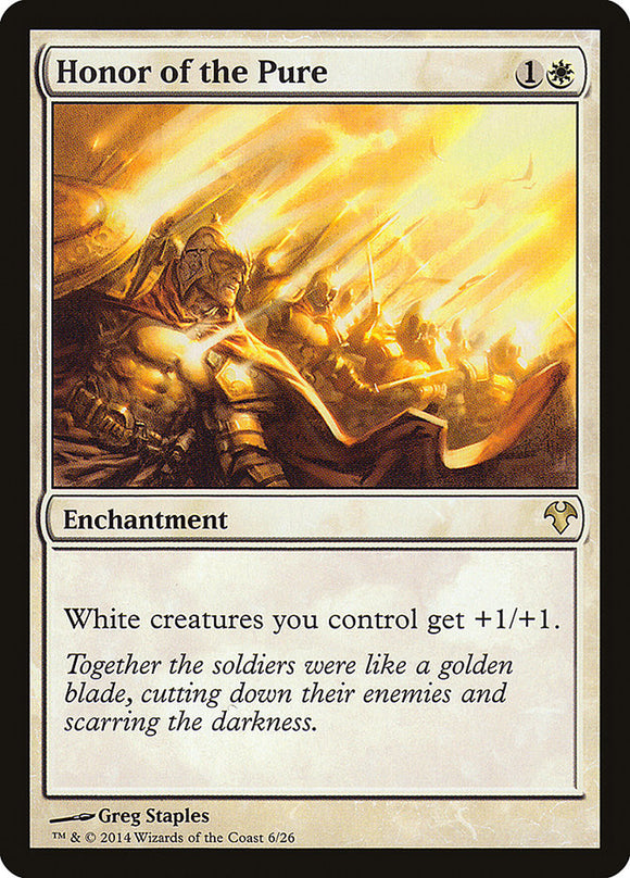 Honor de los puros [Modern Event Deck 2014] 