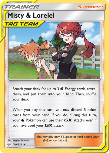 Misty y Lorelei (199/236) [Sol y Luna: Eclipse Cósmico] 