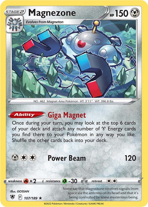 Magnezone (107/189) (Exclusivo del mazo temático) [Sword &amp; Shield: Astral Radiance] 