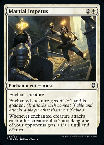 Ímpetu marcial [Commander Legends: Battle for Baldur's Gate] 