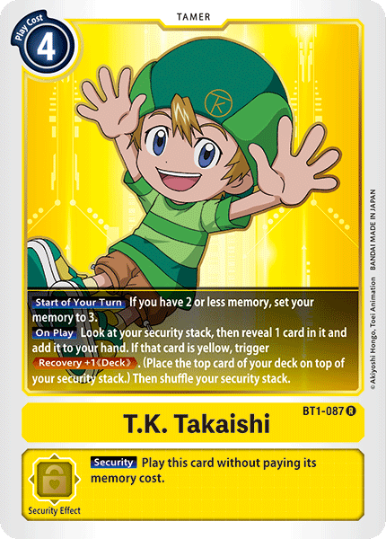 TK Takaishi [BT1-087] [Lanzamiento de la versión especial Booster 1.0] 