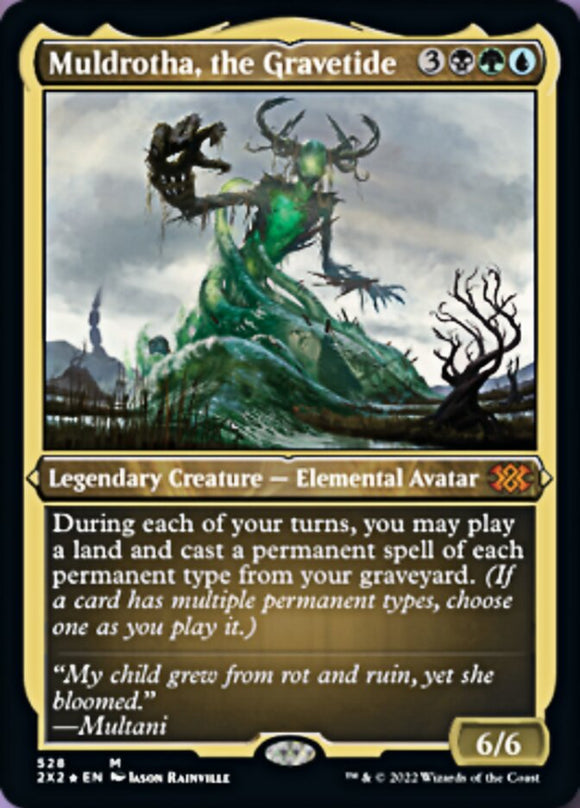 Muldrotha, la tumba (grabado en papel de aluminio) [Double Masters 2022] 