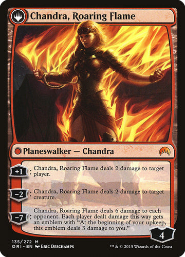 Chandra, Fire of Kaladesh // Chandra, Roaring Flame [Magic Origins] - 0