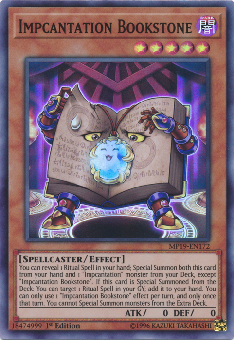 Piedra de libro de Impcantation [MP19-EN172] Super rara 