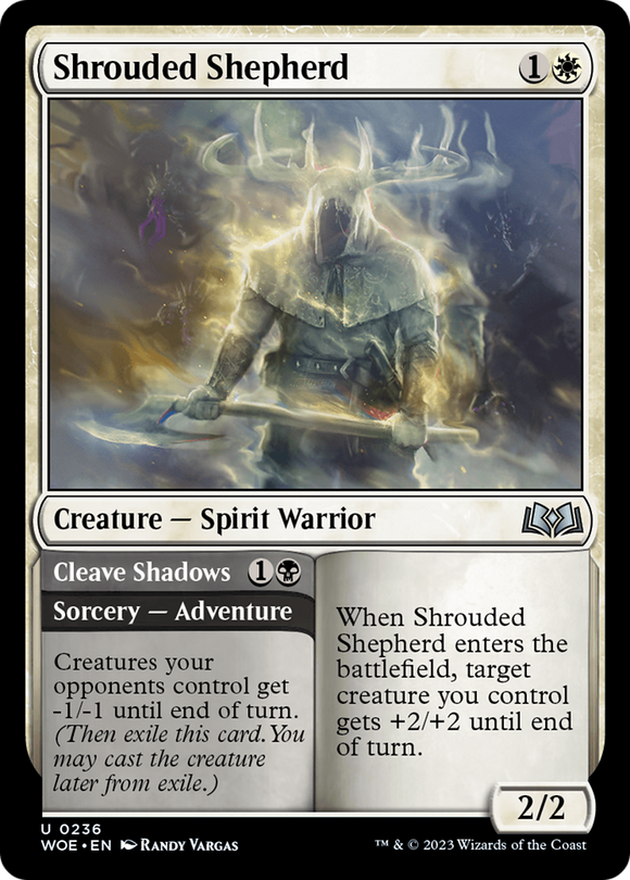 Pastor Envuelto // Hendidura de Sombras [Terrenos de Eldraine] 