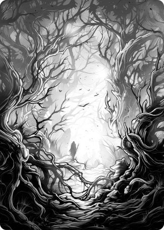 Tarjeta de arte Bosque 1 [Serie de arte Innistrad: Midnight Hunt] 