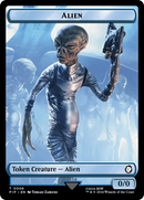 Alien // Clue Double-Sided Token [Fallout Tokens]-1