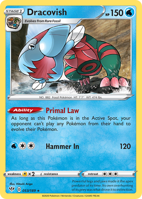 Dracovish (053/189) [Espada y escudo: oscuridad en llamas] 