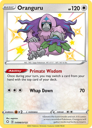 Oranguru (SV098/SV122) [Espada y escudo: destinos brillantes] 