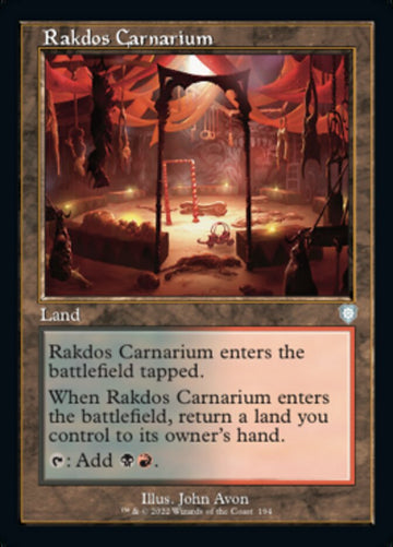 Rakdos Carnarium (Retro) [El comandante de guerra de los hermanos] 