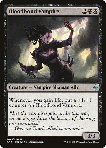 Vampiro Vínculo de Sangre [Batalla por Zendikar] 