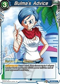 El consejo de Bulma (BT8-042_PR) [Promociones previas al lanzamiento de Maquinaciones maliciosas] 