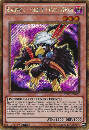 Blackwing - Pinaki la Luna Creciente [PGL2-EN007] Oro Secreto Raro 