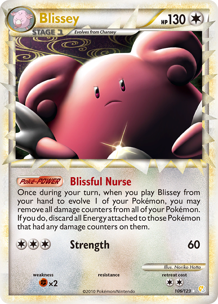 blissey pokemon card Pokemon HeartGold SoulSilver Blissey [Prime] #106