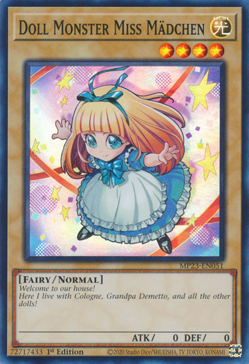 Muñeca Monstruo Miss Madchen [MP23-EN051] Súper Rara 