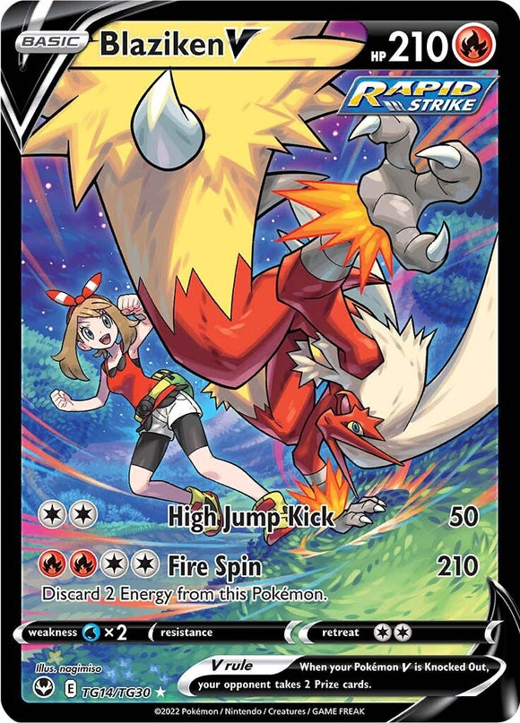 Blaziken V (TG14/TG30) [Espada y escudo: Tempestad de plata] 