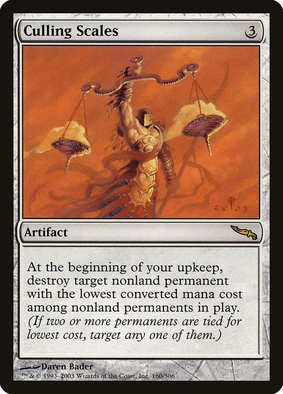 Escalas de sacrificio [Mirrodin] 