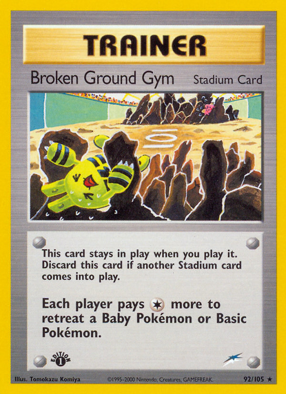 Gimnasio Broken Ground (92/105) [Neo Destiny 1.ª edición] 