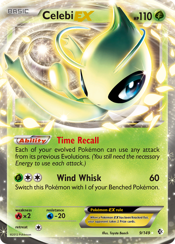 Celebi EX (9/149) [Blanco y negro: fronteras cruzadas] 