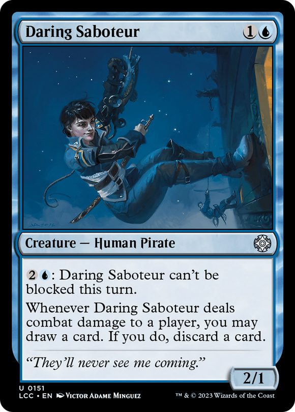 Saboteador atrevido [Comandante de Las Cavernas Perdidas de Ixalan] 