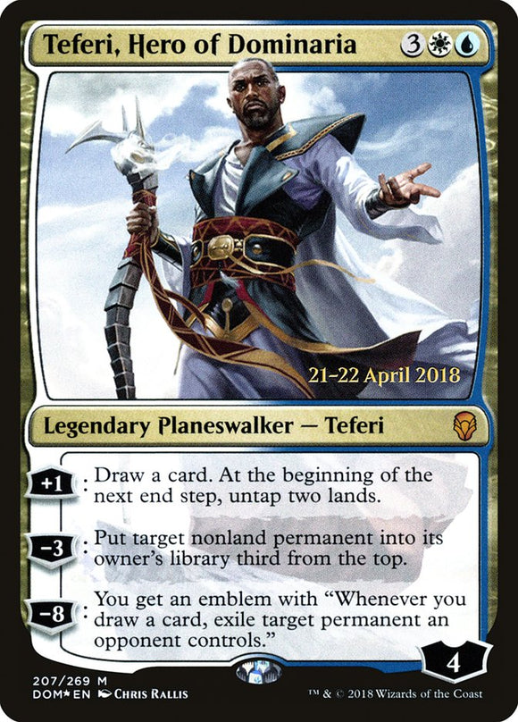 Teferi, héroe de Dominaria [Promociones de presentación de Dominaria] 