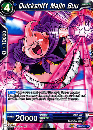 Majin Buu de cambio rápido (BT6-045) [Reyes destructores] 