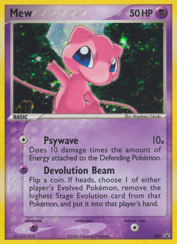 Mew (040) [Nintendo: promociones de Black Star] 